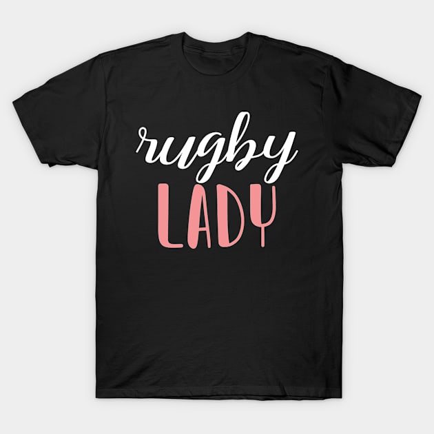 rugby lady - rugby girl T-Shirt by bsn